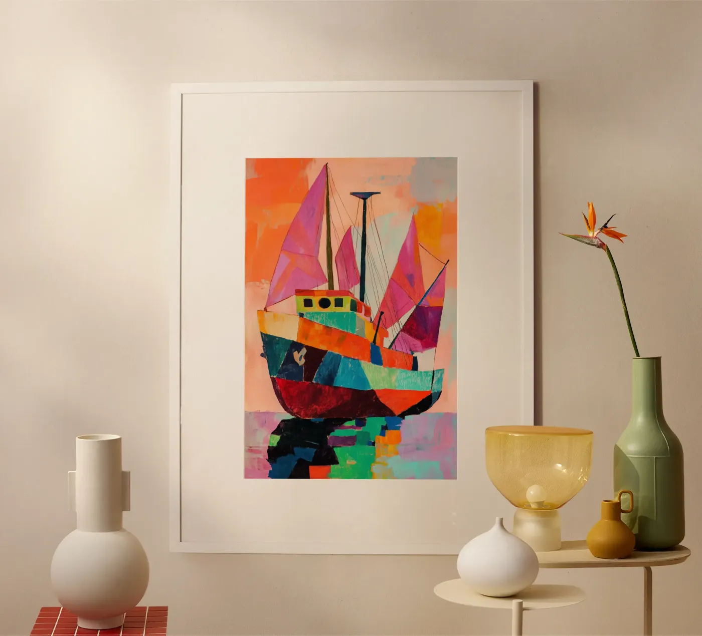 Pink Sails Poster von treechild