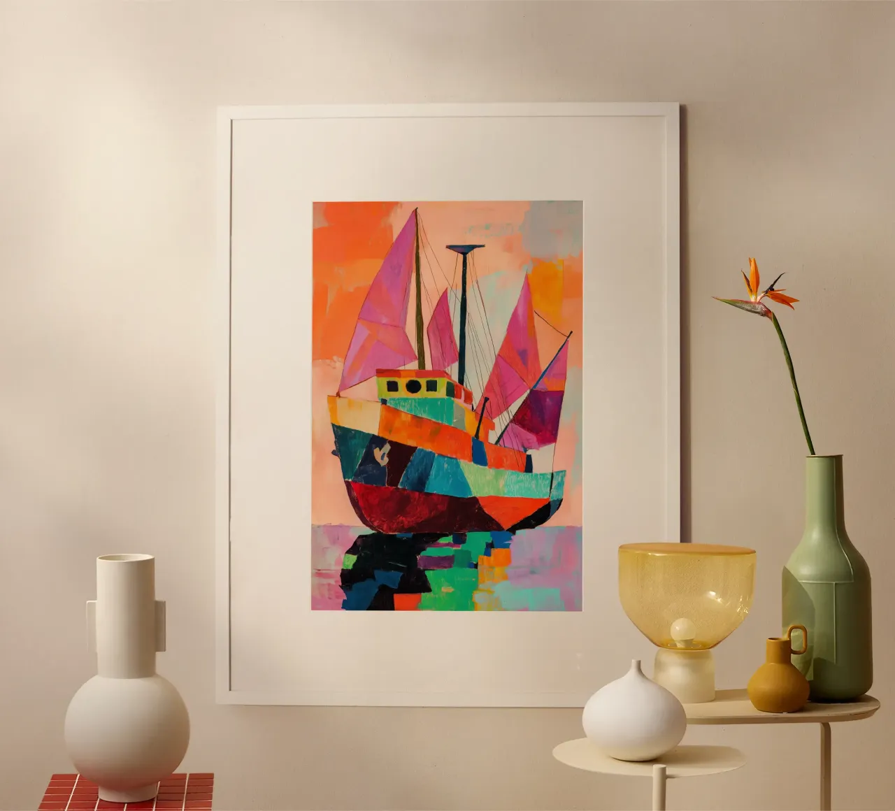 Pink Sails poster da treechild