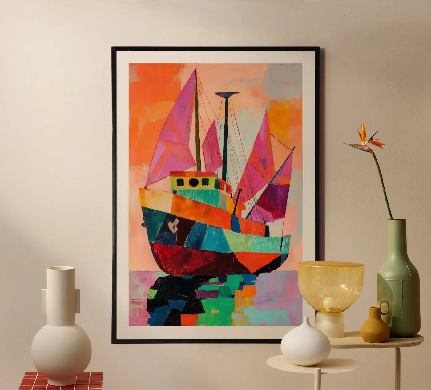 Pink Sails Poster von treechild