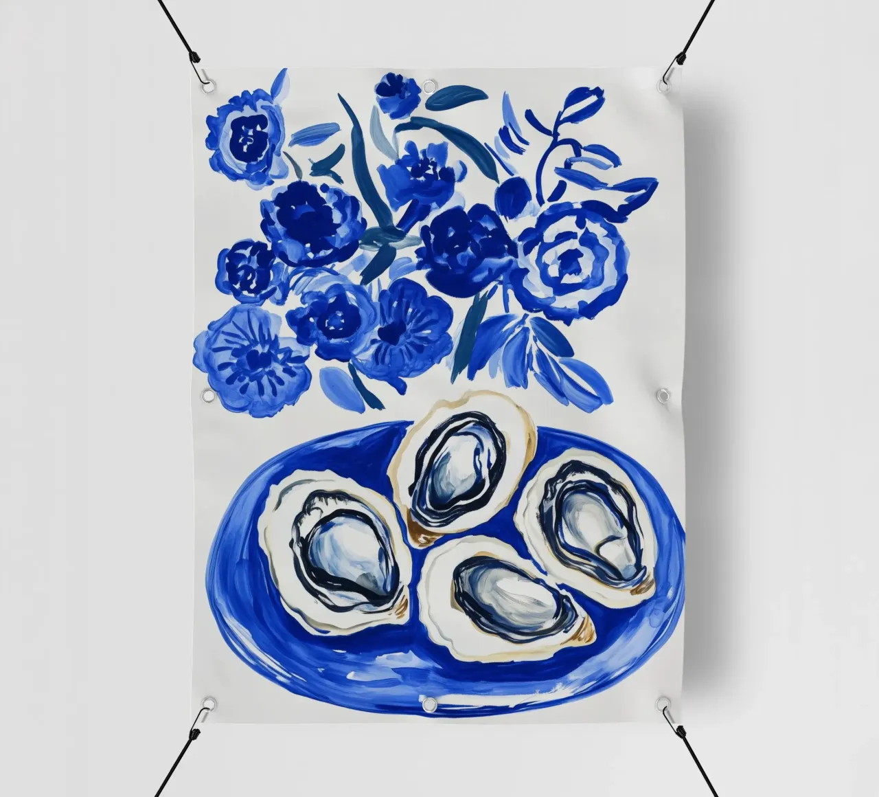 Fresh Oysters telo in pvc da treechild