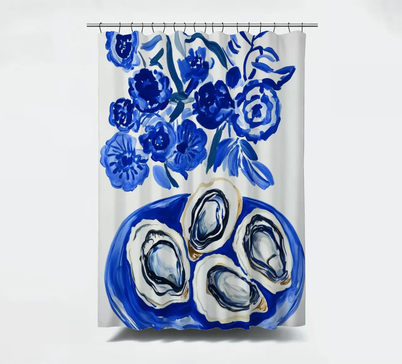 Fresh Oysters shower curtain by treechild