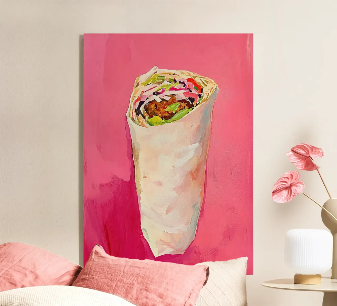 Falafel plexiglass da Euphoria Theresa
