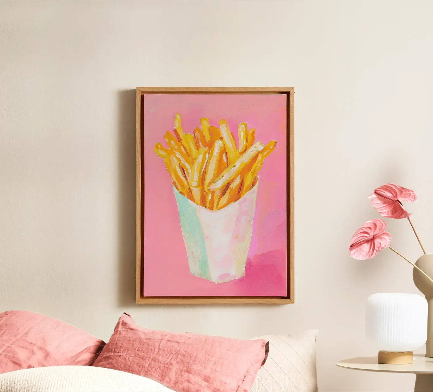 Chips canvas by Euphoria Theresa