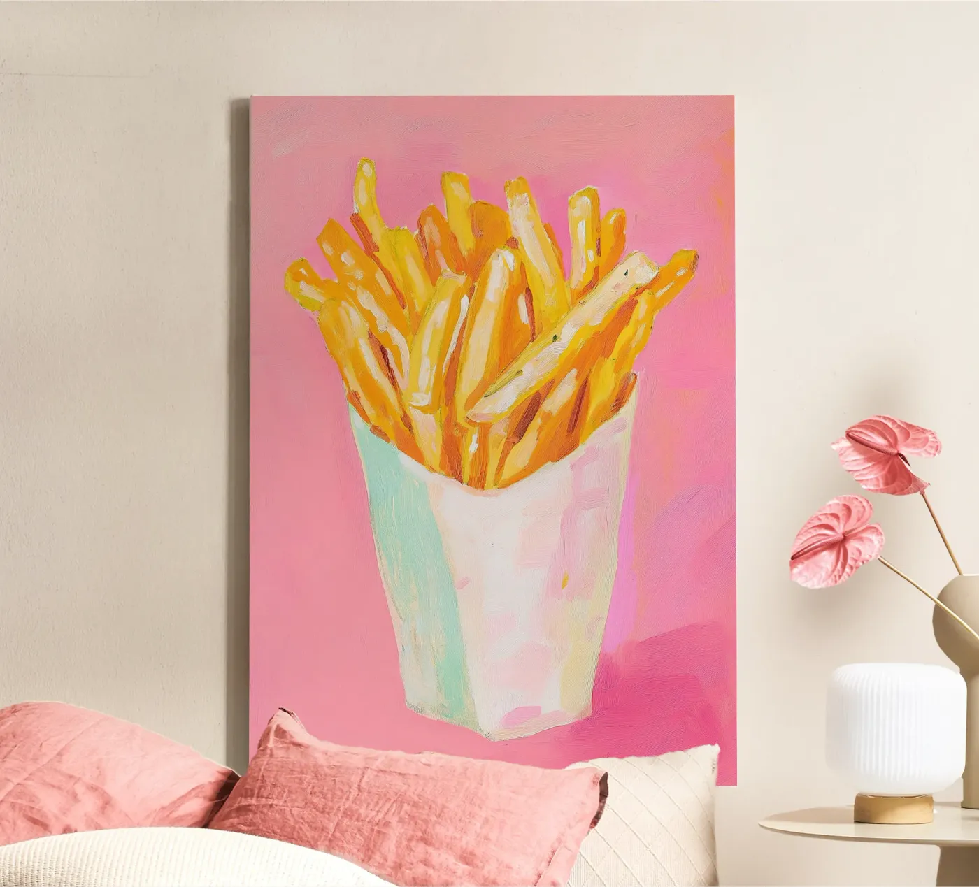 Chips canvas by Euphoria Theresa