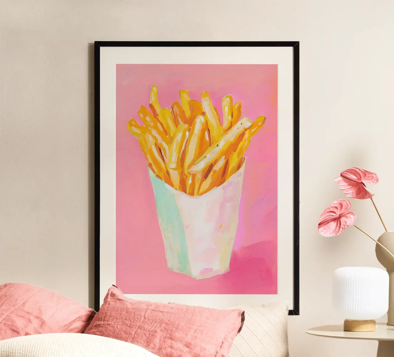 Patatine poster con telaio in plastica da Euphoria Theresa