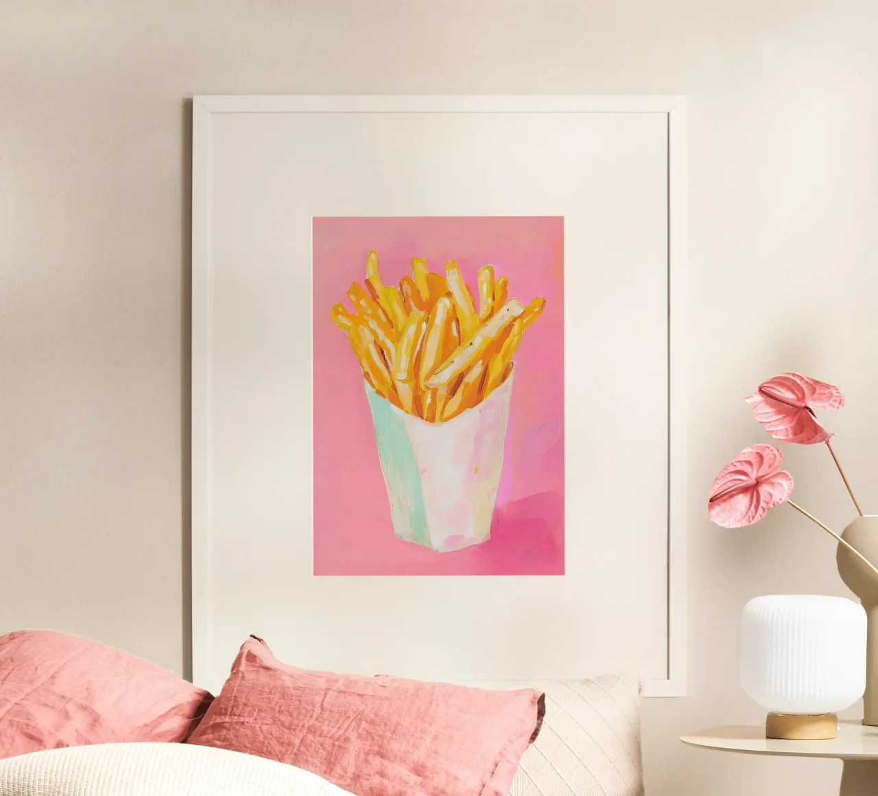 Patatine poster con telaio in plastica da Euphoria Theresa