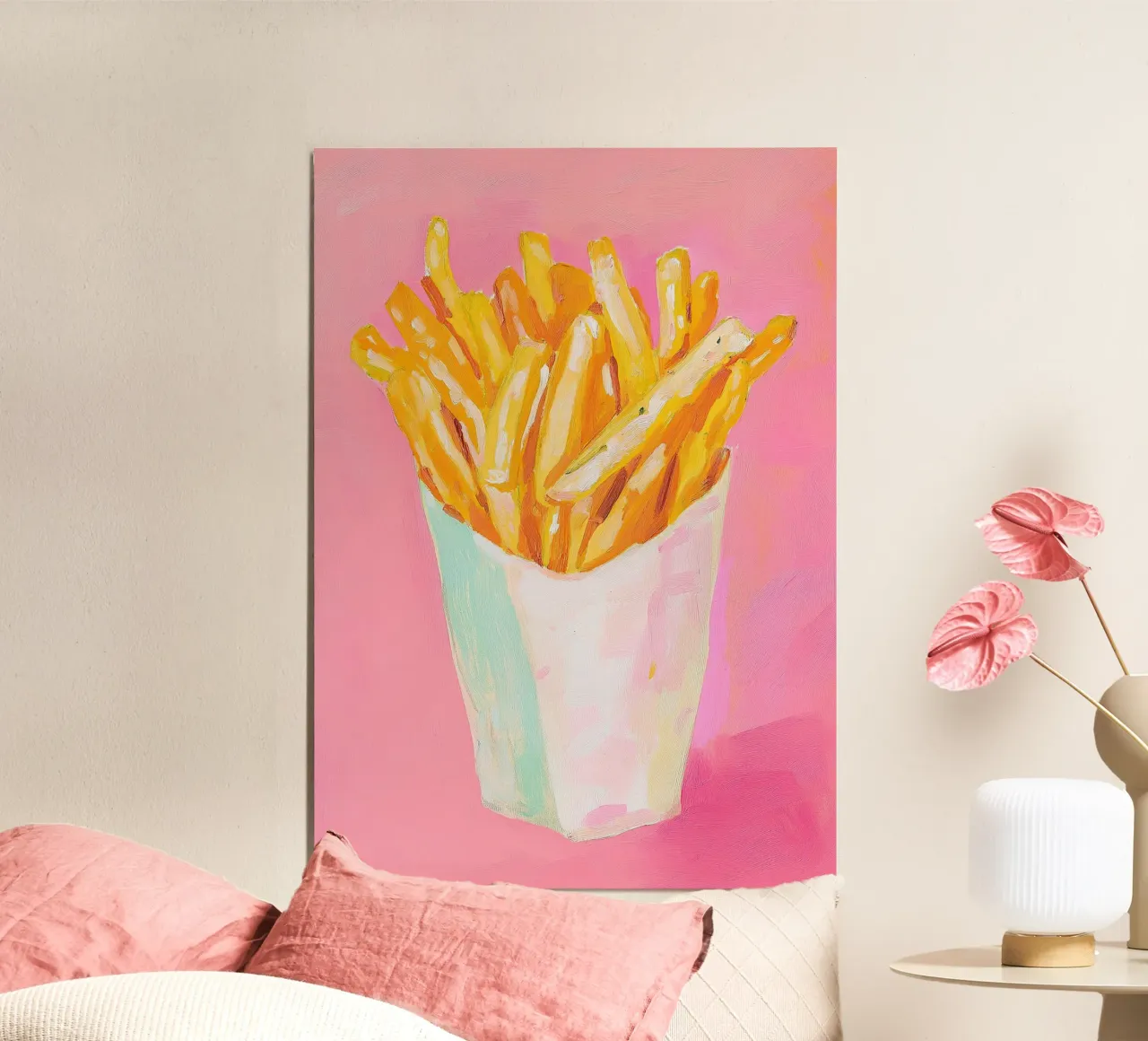 Patatine poster con telaio in plastica da Euphoria Theresa