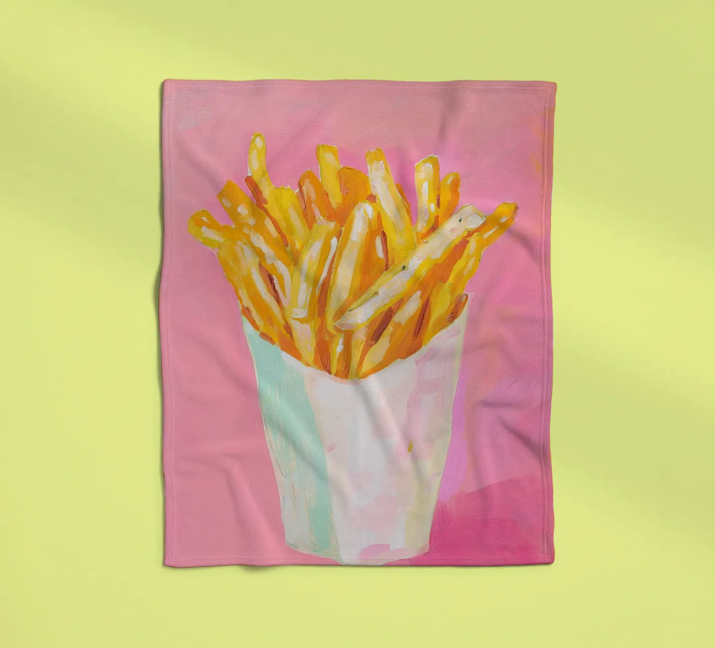 Chips fleece blanket by Euphoria Theresa