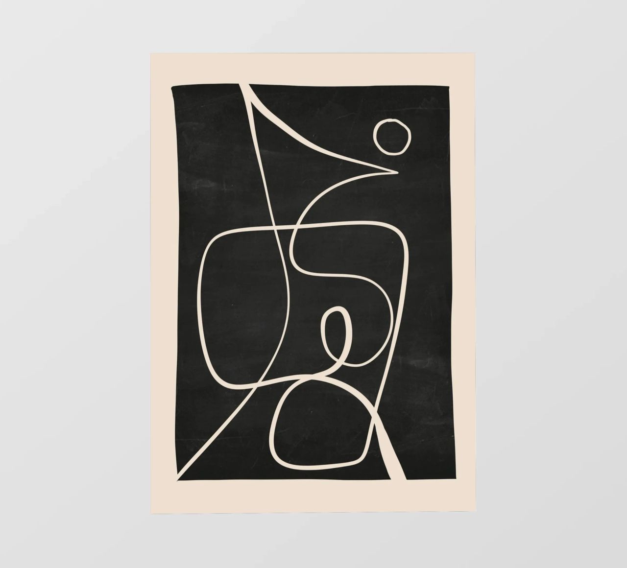 Line art astratta 49 telo in pvc da ThingDesign