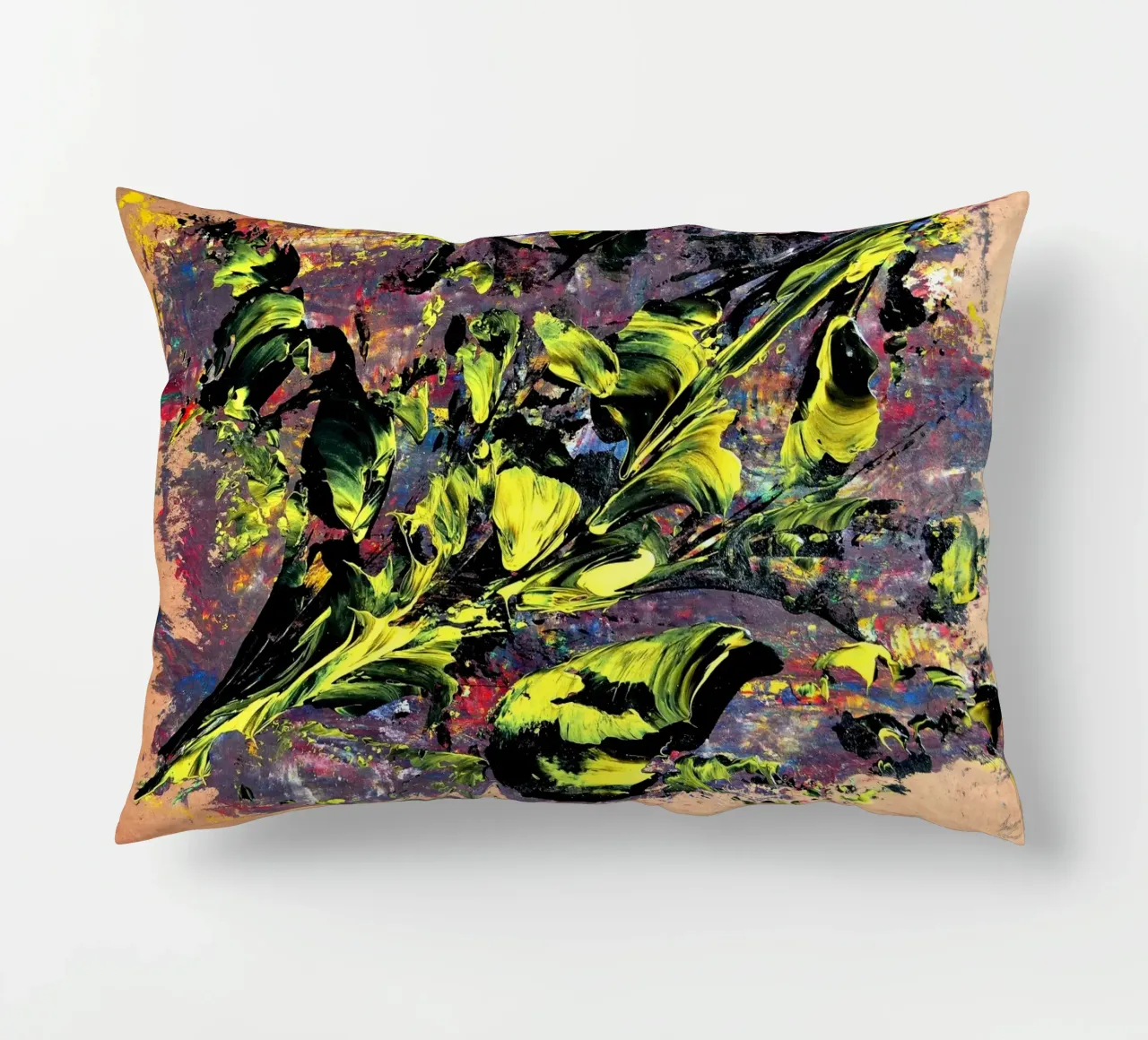 natural style 5 cuscino da Thierry Vobmann Abstract painting