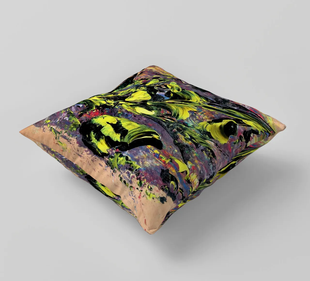 natural style 5 cuscino da Thierry Vobmann Abstract painting