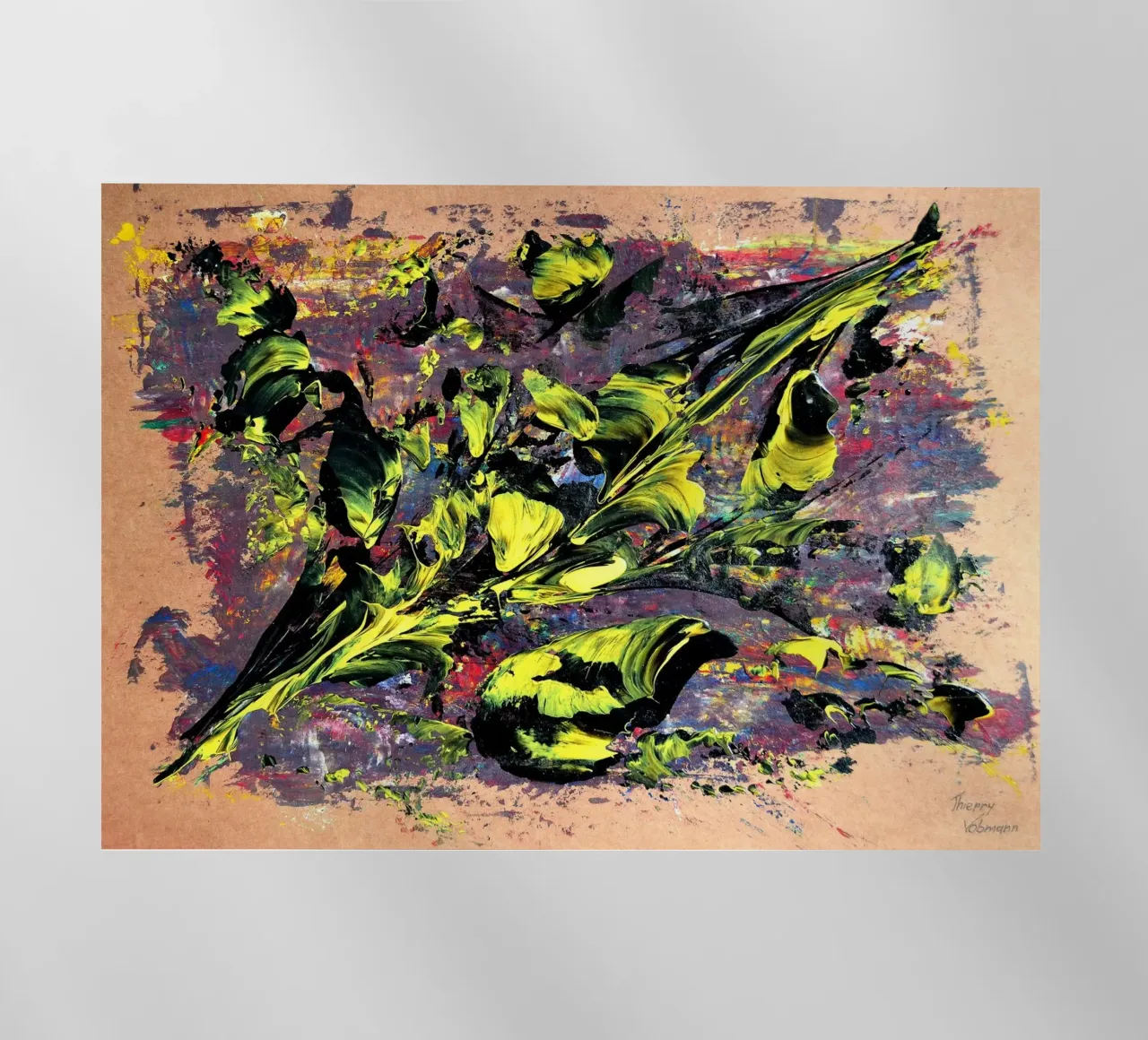 natural style 5 pellicola backlit da Thierry Vobmann Abstract painting