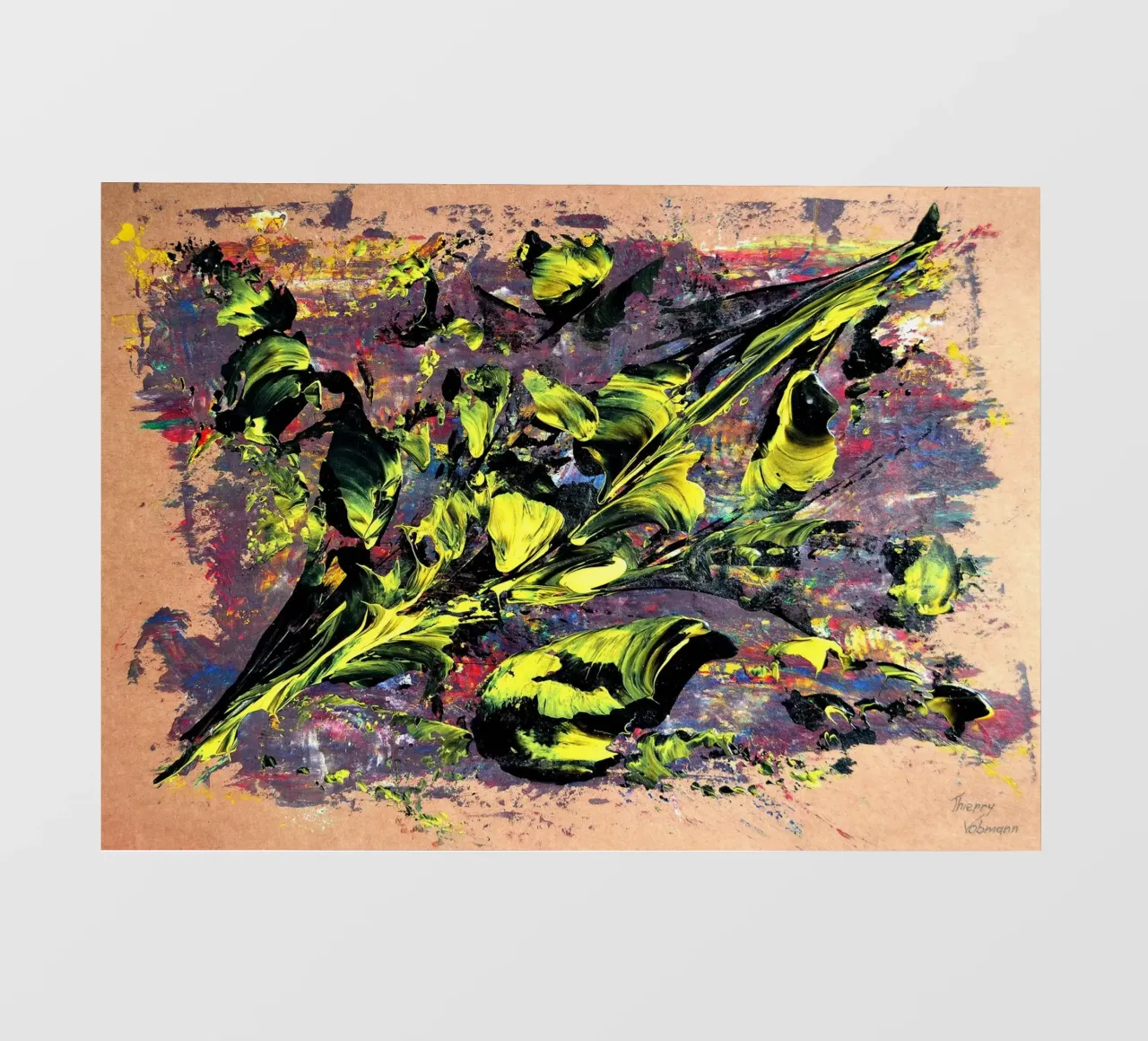natural style 5 pellicola backlit da Thierry Vobmann Abstract painting