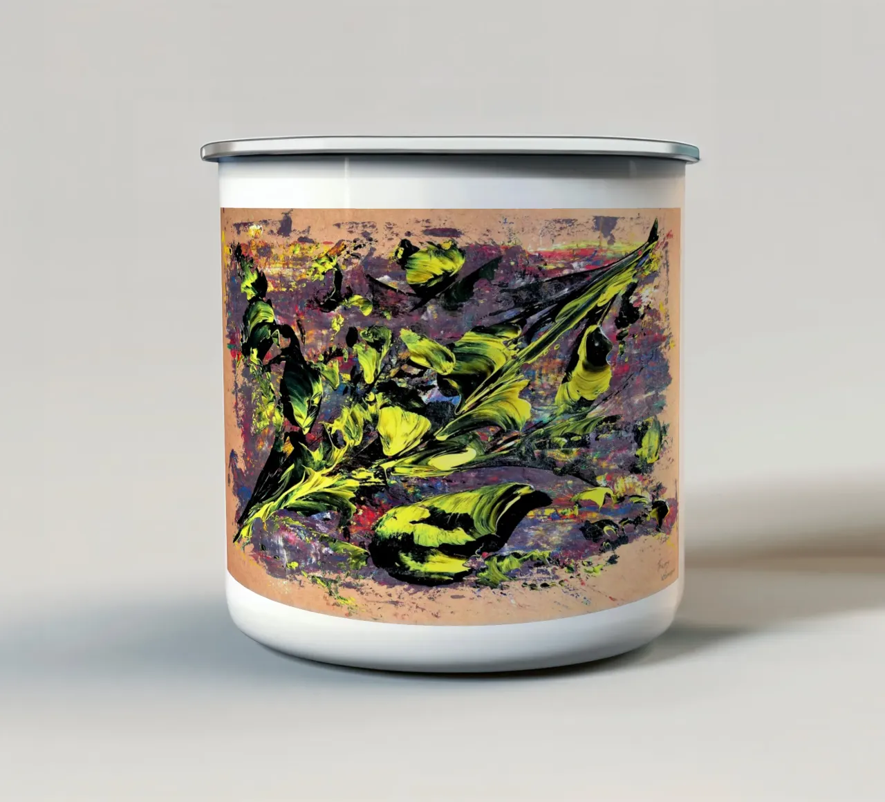 natural style 5 tazza in smalto da Thierry Vobmann Abstract painting