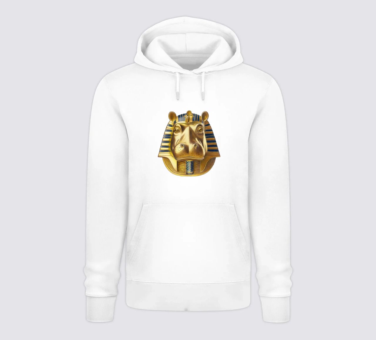 Tutankhamun Hippo felpa con cappuccio da Graphit und Farbe
