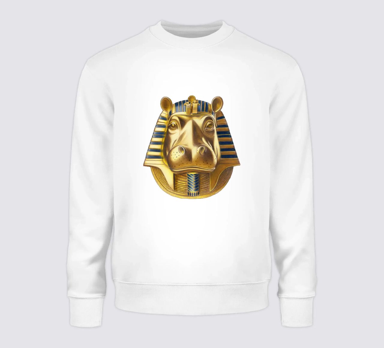 Tutankhamun Hippo felpa da Graphit und Farbe