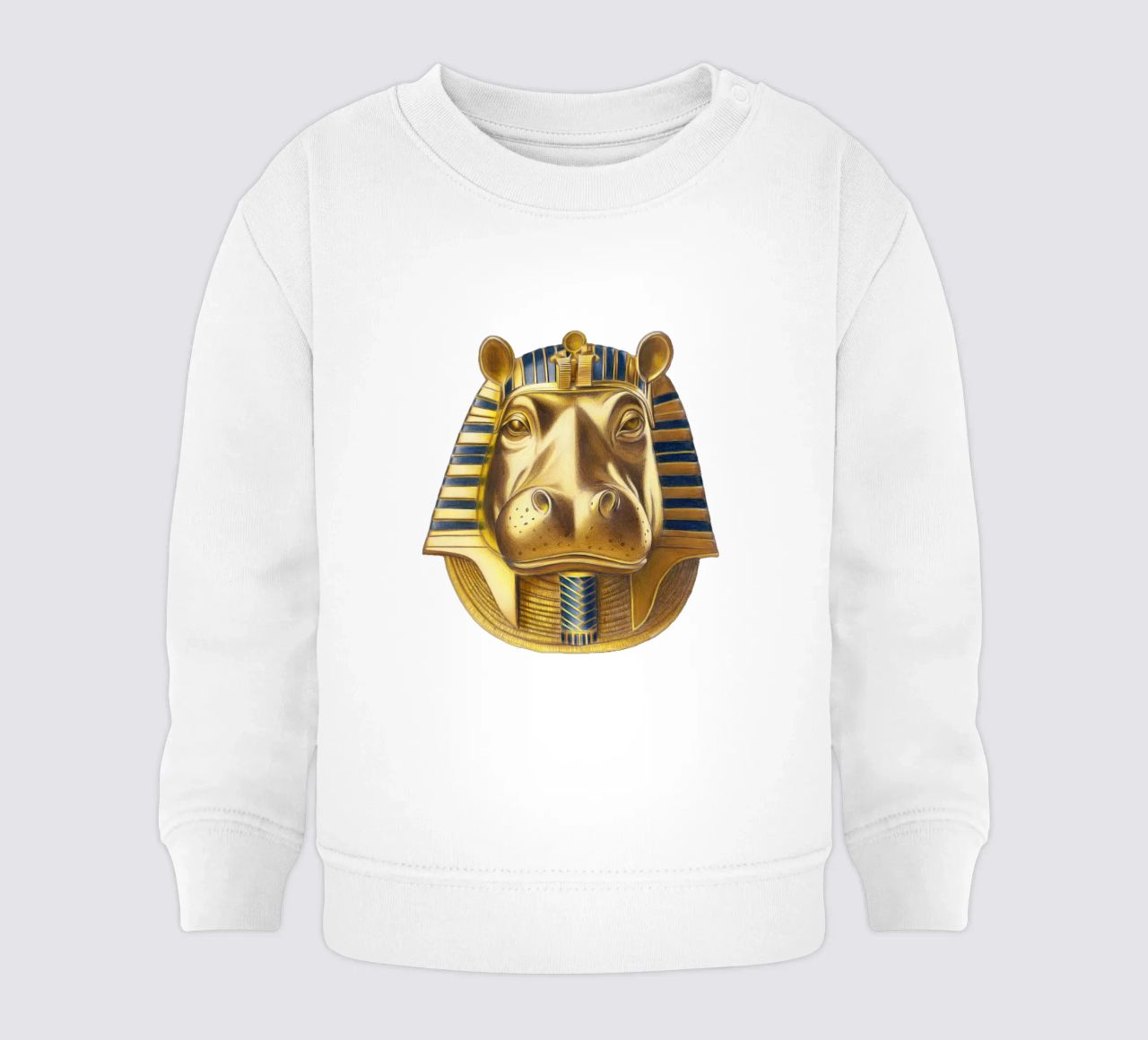 Tutankhamun Hippo felpa neonato da Graphit und Farbe