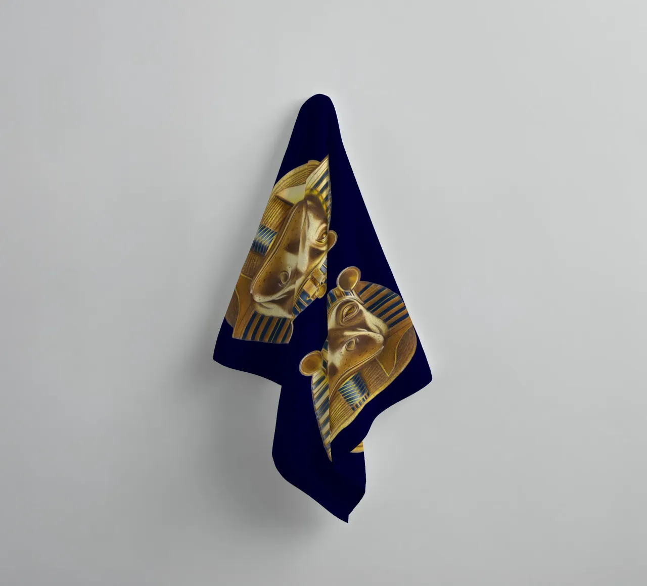 Tutankhamun Hippo asciugamano da bagno da Graphit und Farbe