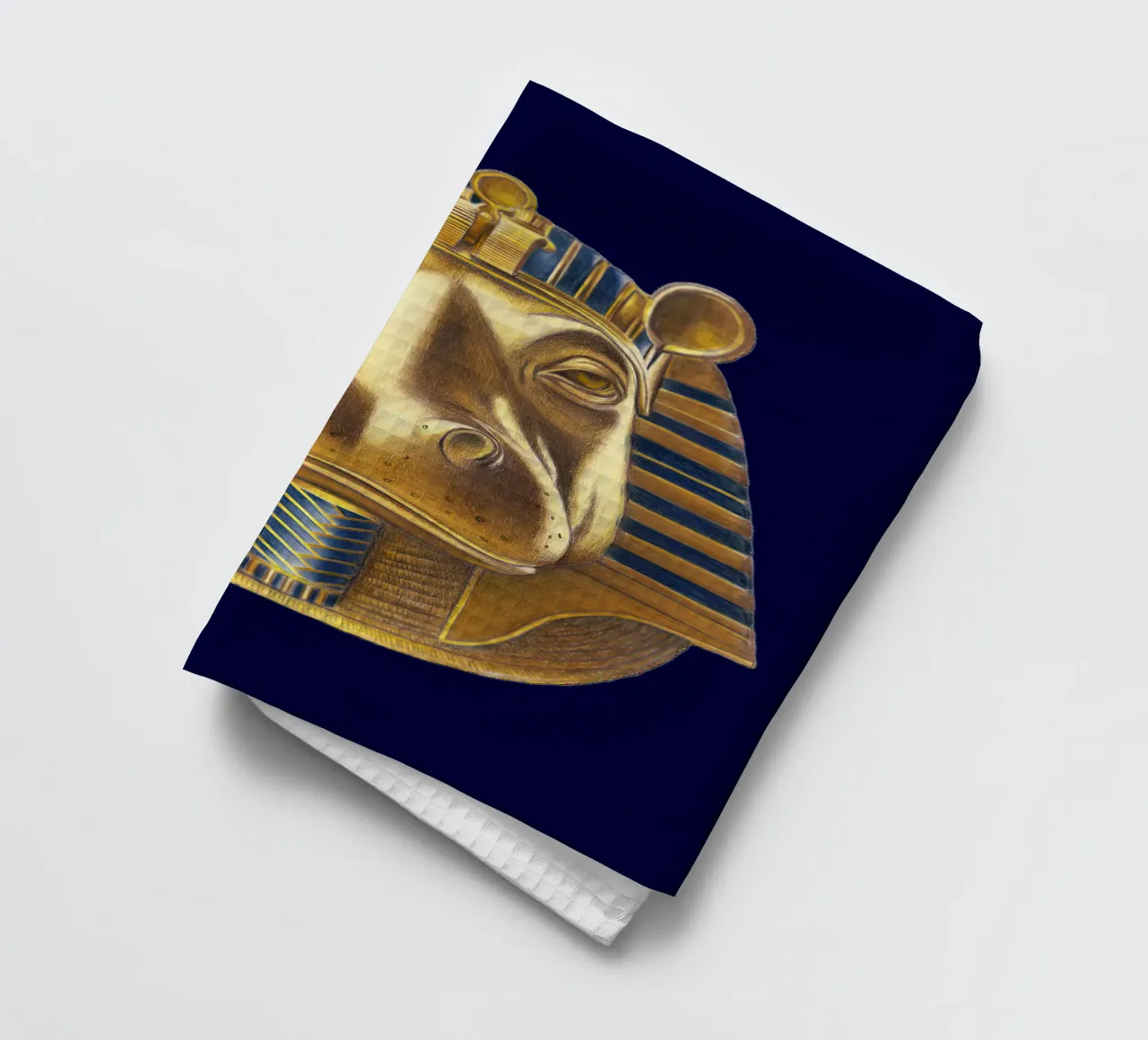 Tutankhamun Hippo canovaccio da cucina da Graphit und Farbe