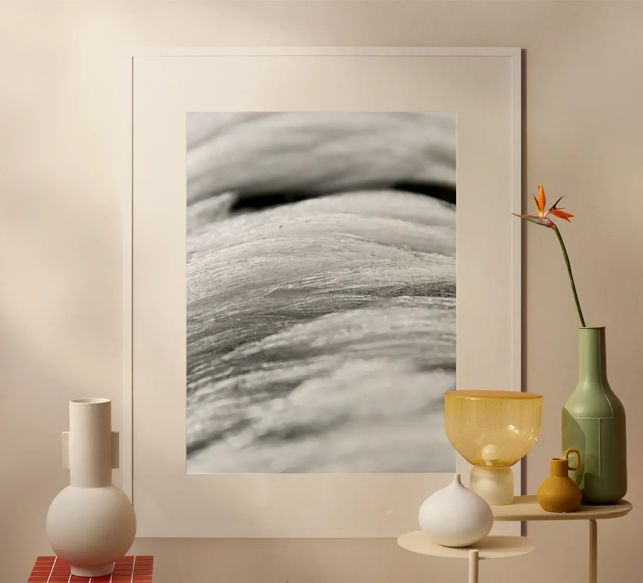 Texture dell'inverno - Onde ghiacciate poster da Whole©