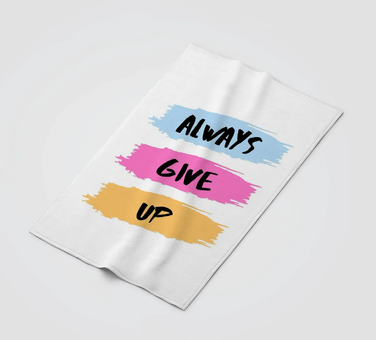 ALWAYS GIVE UP coperta in pile da ArtDesign by KBK