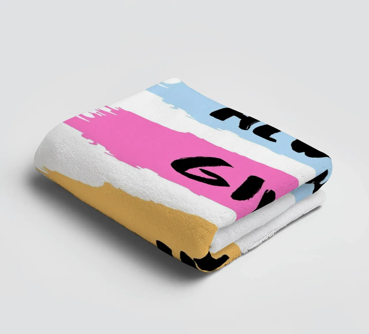 ALWAYS GIVE UP asciugamano da bagno da ArtDesign by KBK