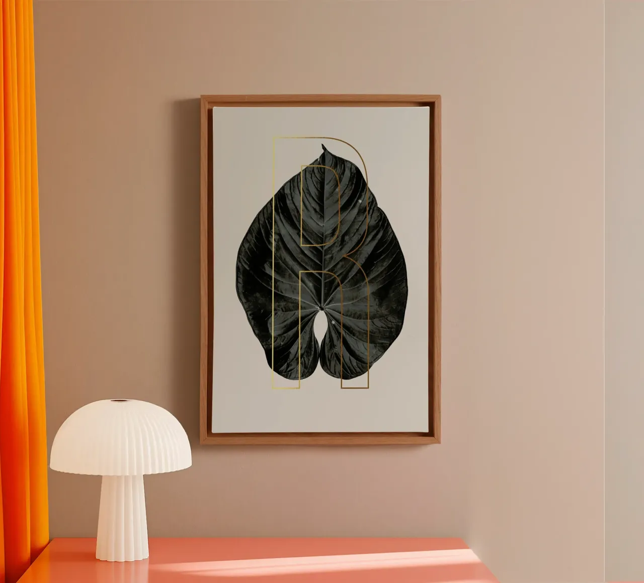 ABC Plants - R tela con Cornice a cassetta da typealive