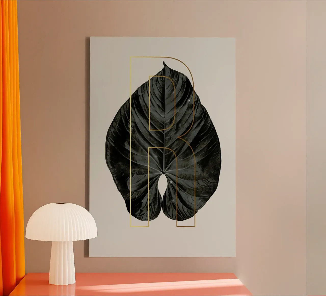 ABC Plants - R tela con Cornice a cassetta da typealive
