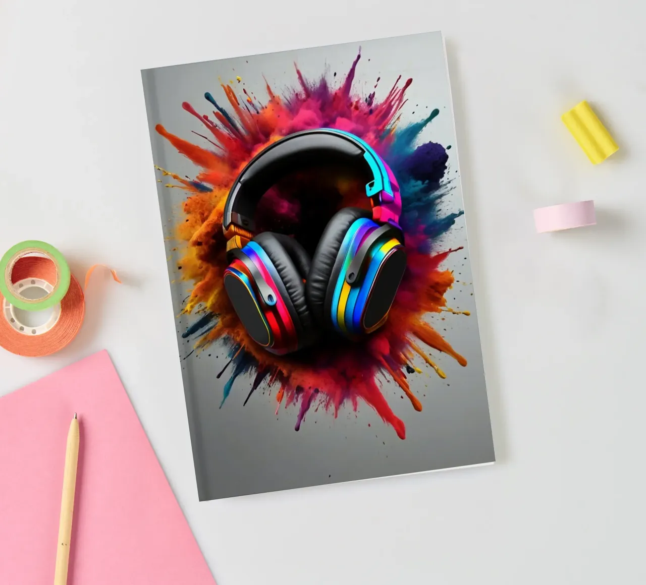 Headphone II notebook by ArtDesign by KBK