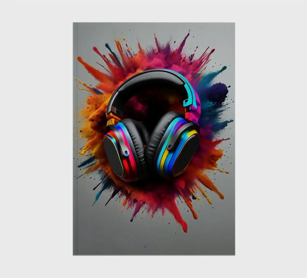 Headphone II notebook by ArtDesign by KBK