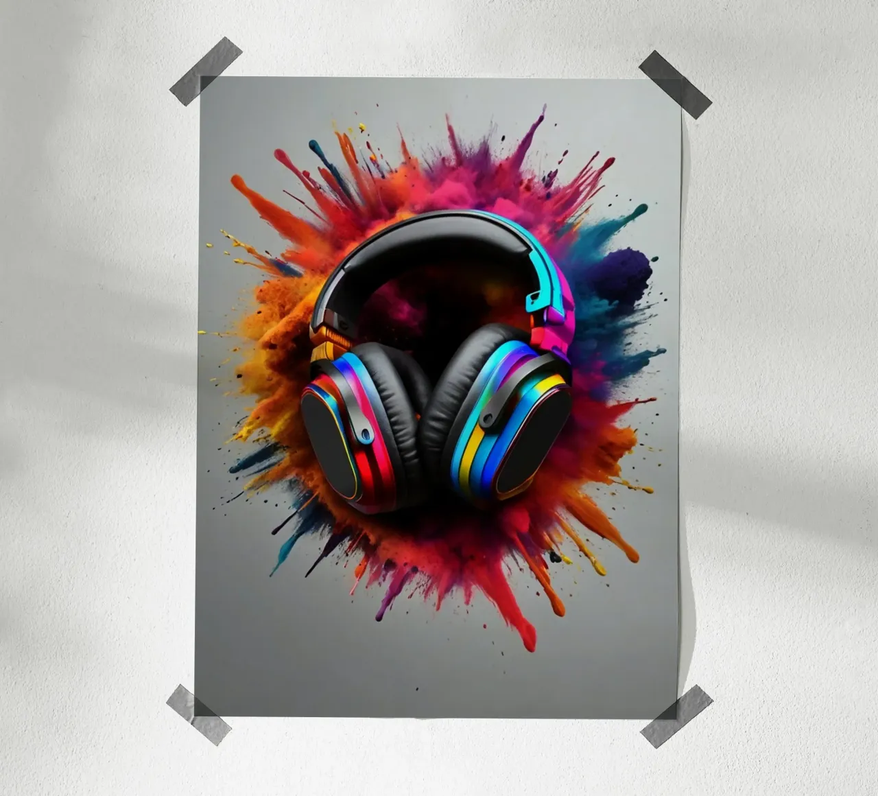 Headphone II poster da ArtDesign by KBK