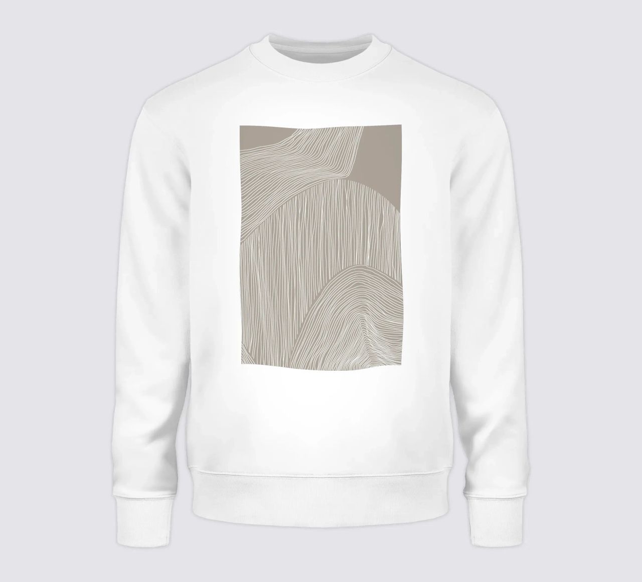 Arte delle linee curve felpa da Melloi Art Print