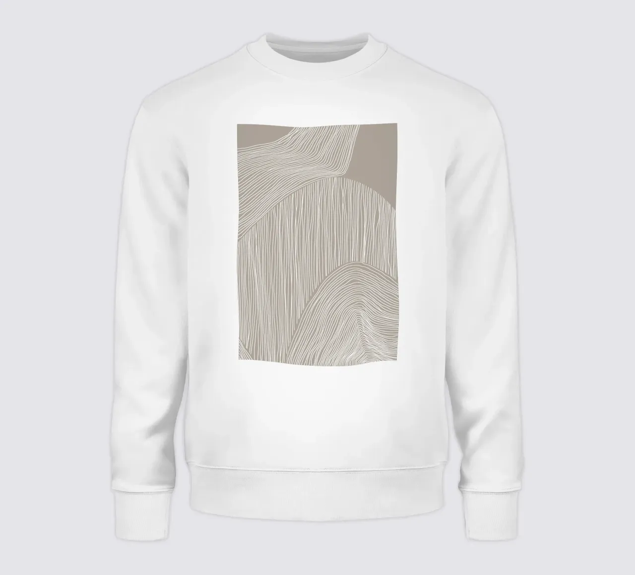 Arte delle linee curve felpa da Melloi Art Print