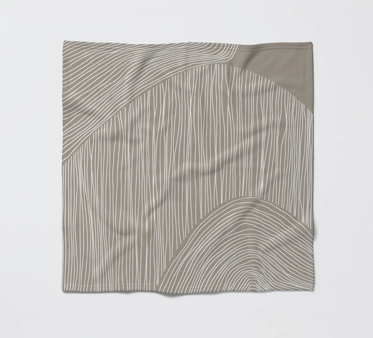 Arte delle linee curve coperta in pile da Melloi Art Print