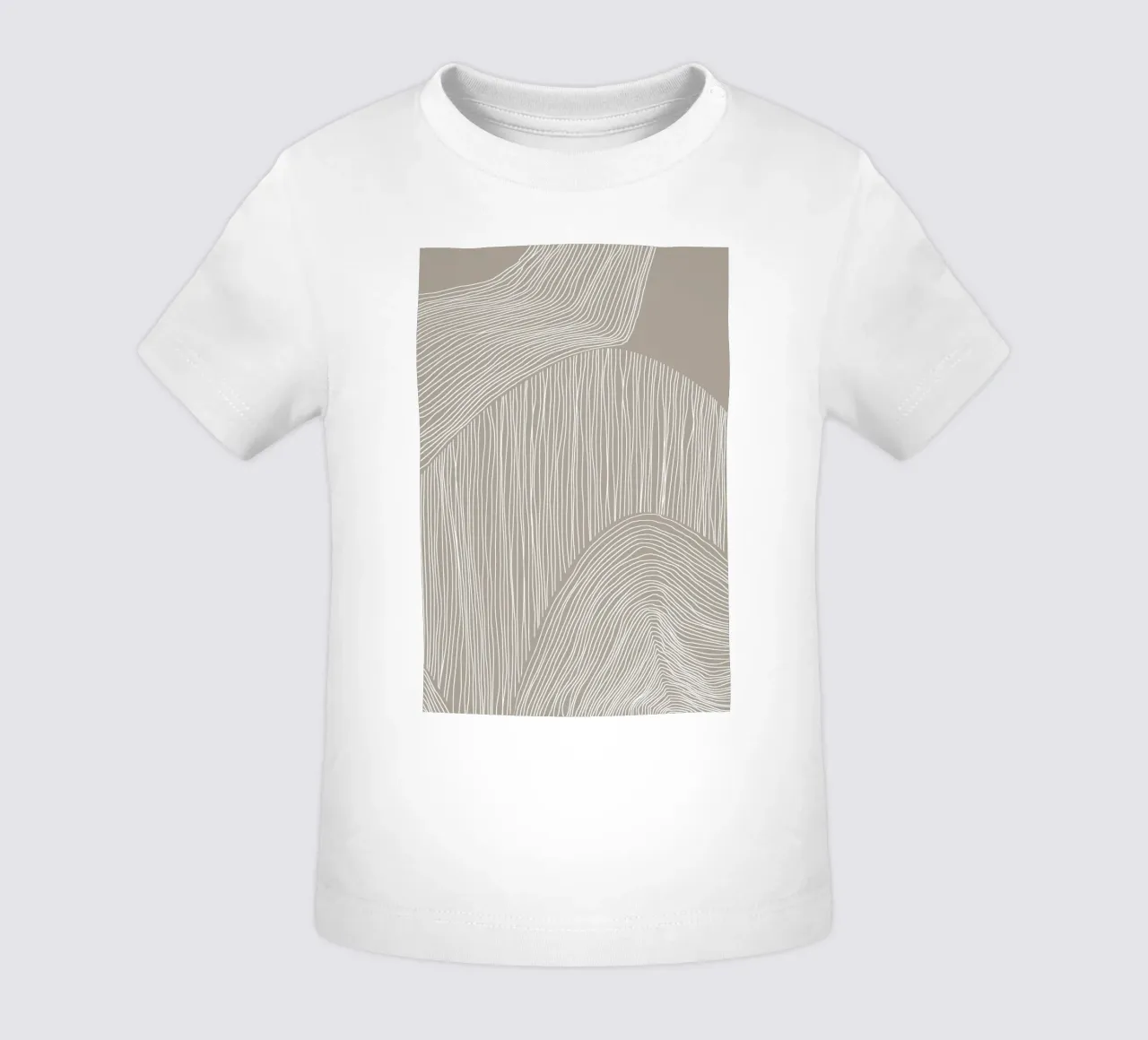 Arte delle linee curve maglietta neonato da Melloi Art Print