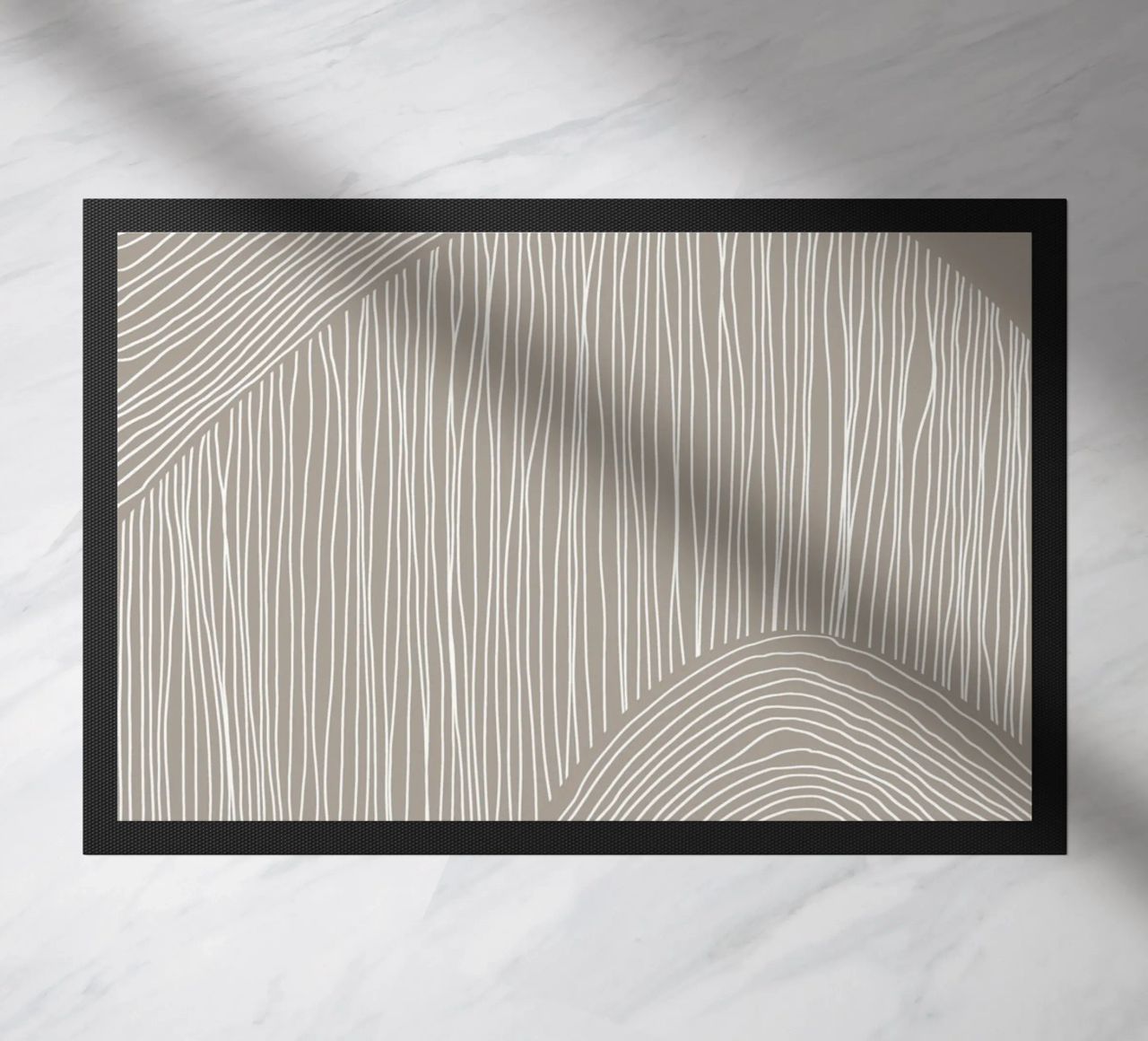 Arte delle linee curve zerbino da Melloi Art Print