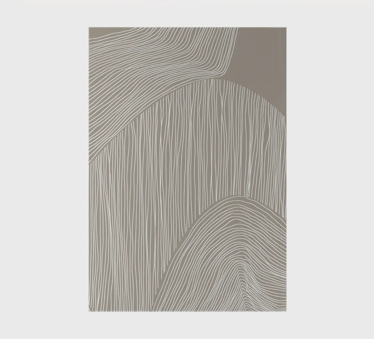 Arte delle linee curve diario da Melloi Art Print