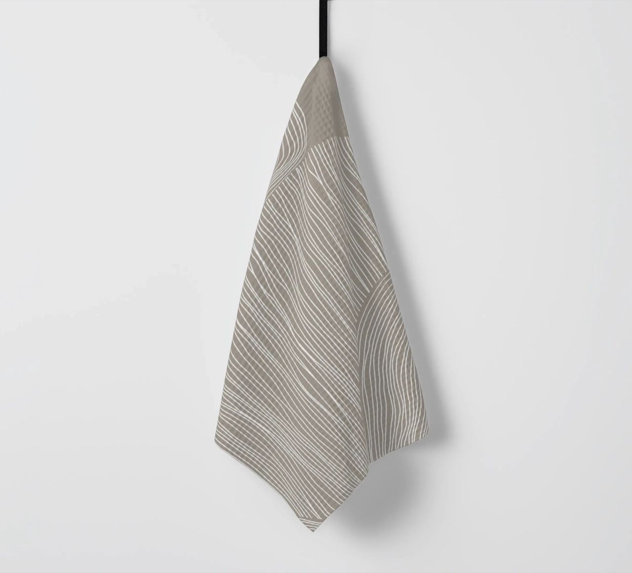 Arte delle linee curve canovaccio da cucina da Melloi Art Print