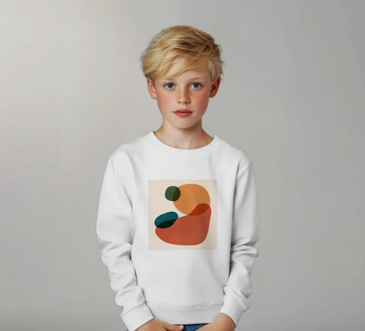 Forme astratte 27 felpa bambino da ThingDesign
