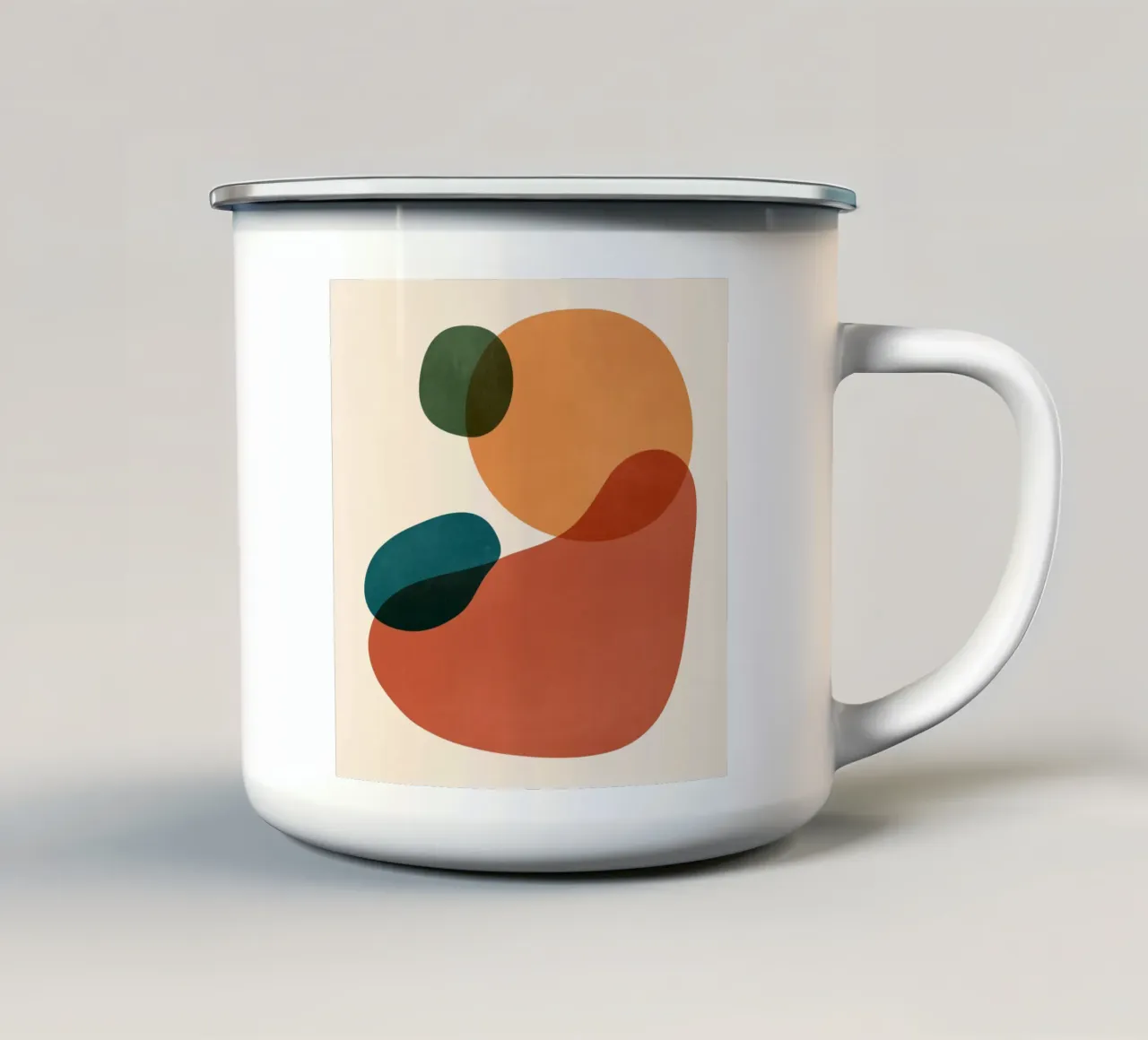 Forme astratte 27 tazza in smalto da ThingDesign