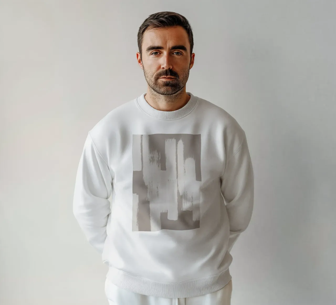 Pennellate astratte felpa da Melloi Art Print