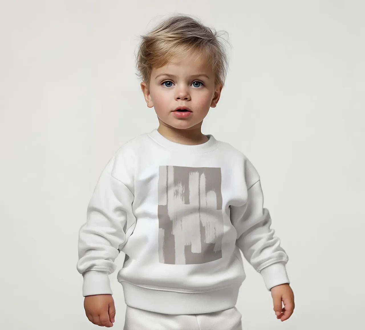 Pennellate astratte felpa neonato da Melloi Art Print