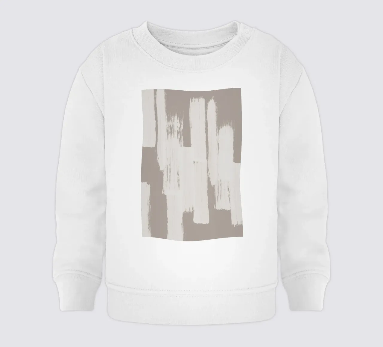 Pennellate astratte felpa neonato da Melloi Art Print