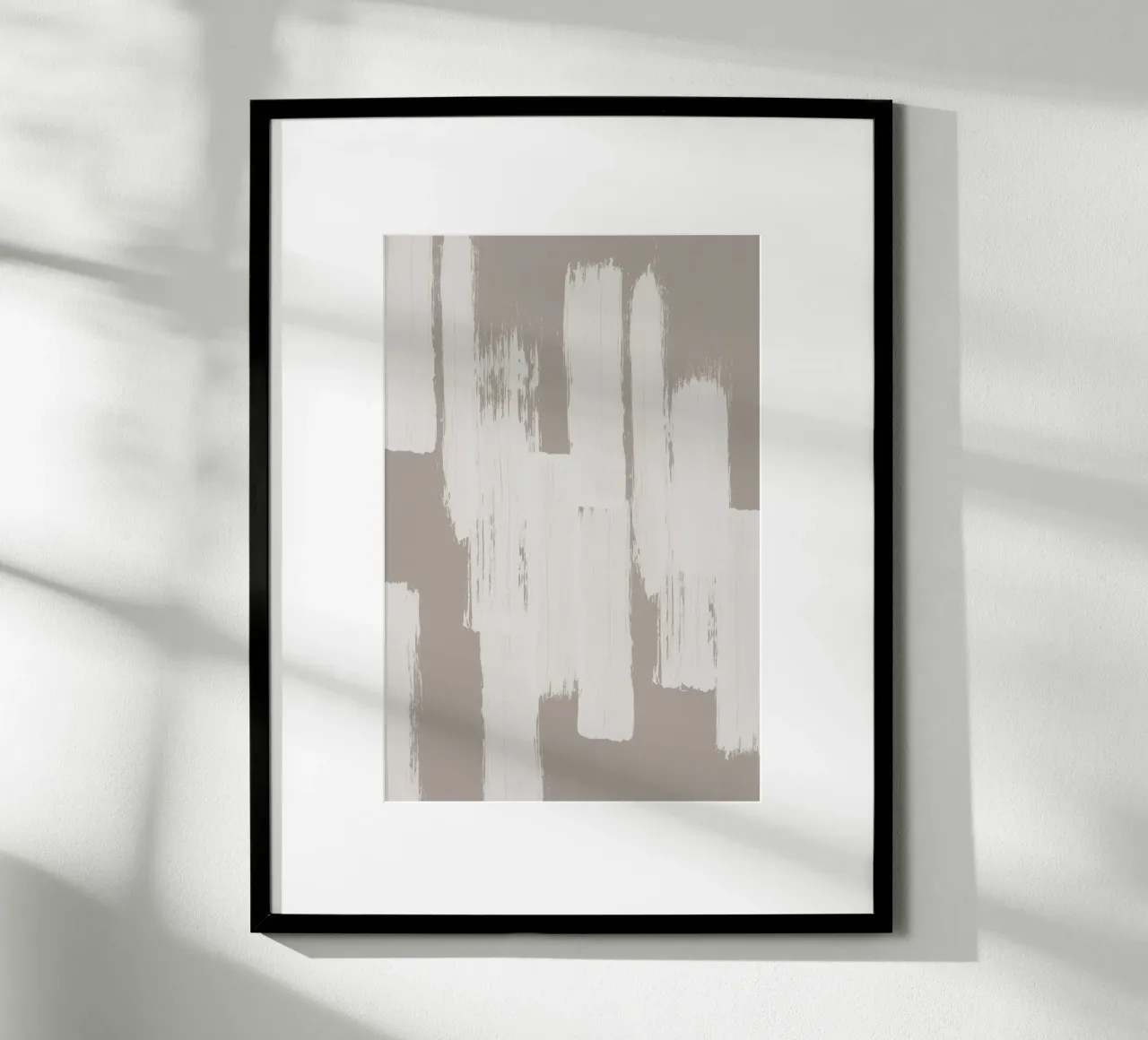 Pennellate astratte carta hahnemühle da Melloi Art Print