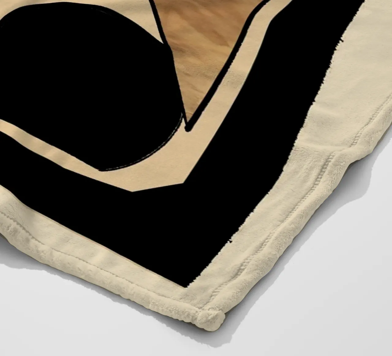 Forme lineari astratte 9 coperta in pile da ThingDesign