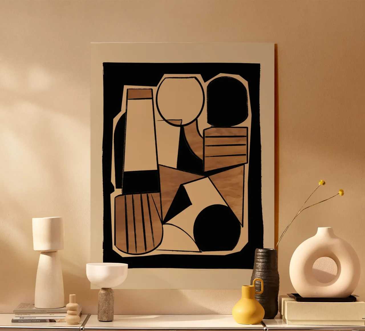 Forme lineari astratte 9 plexiglass da ThingDesign