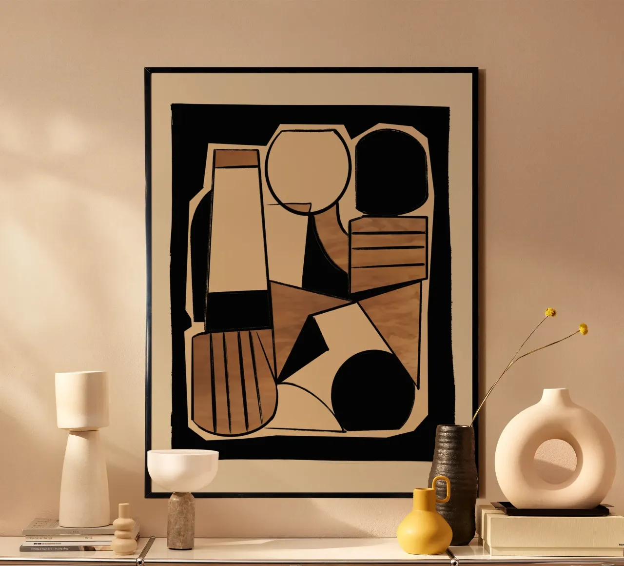 Forme lineari astratte 9 poster da ThingDesign