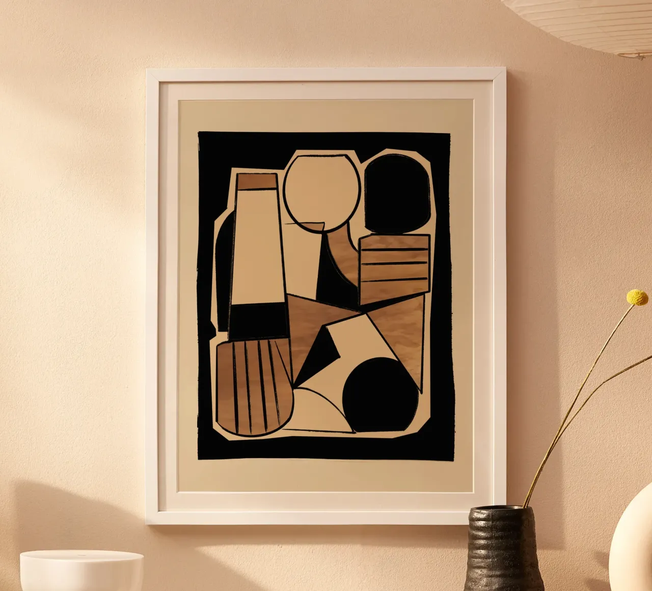 Forme lineari astratte 9 poster da ThingDesign