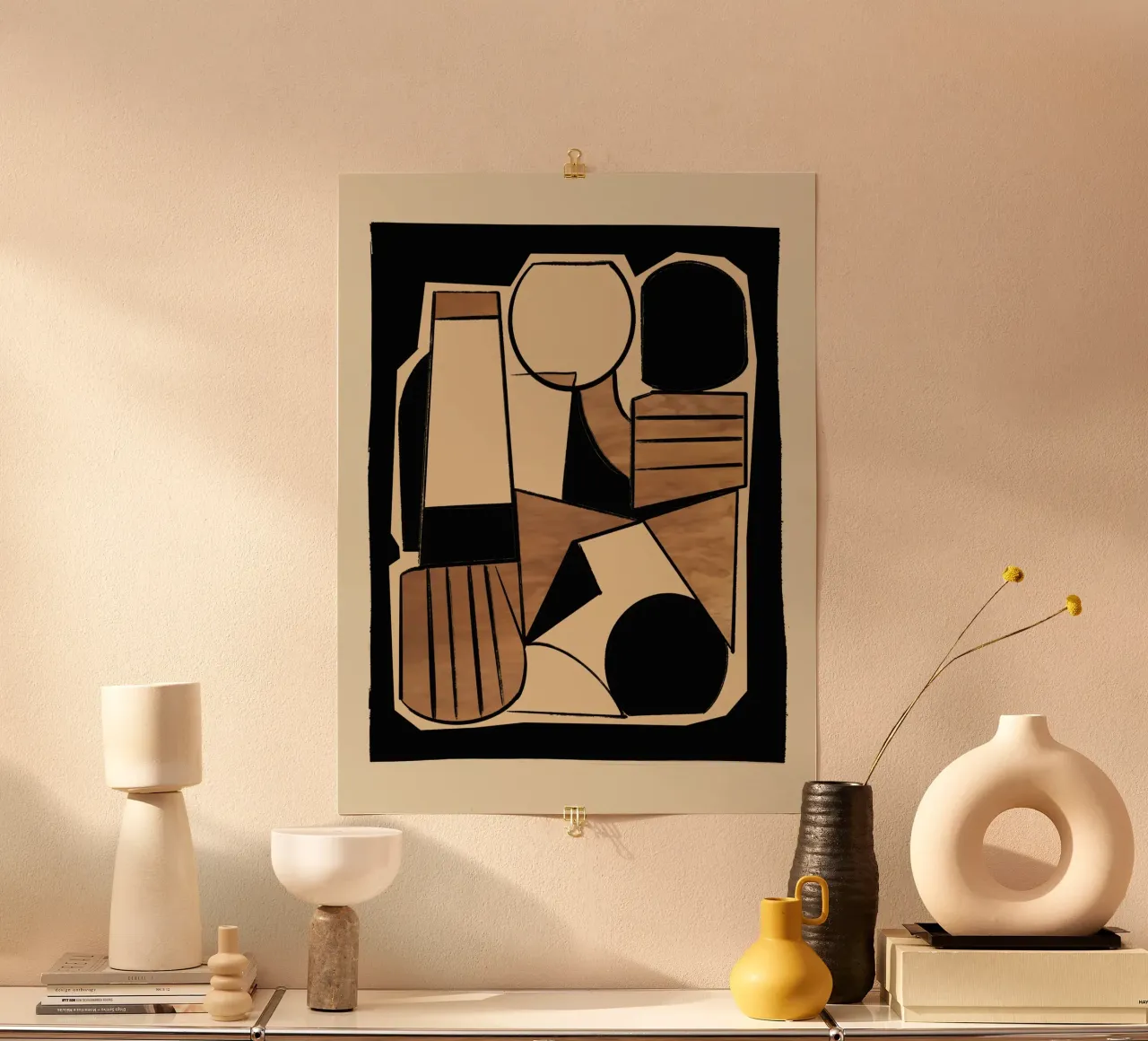 Forme lineari astratte 9 poster da ThingDesign