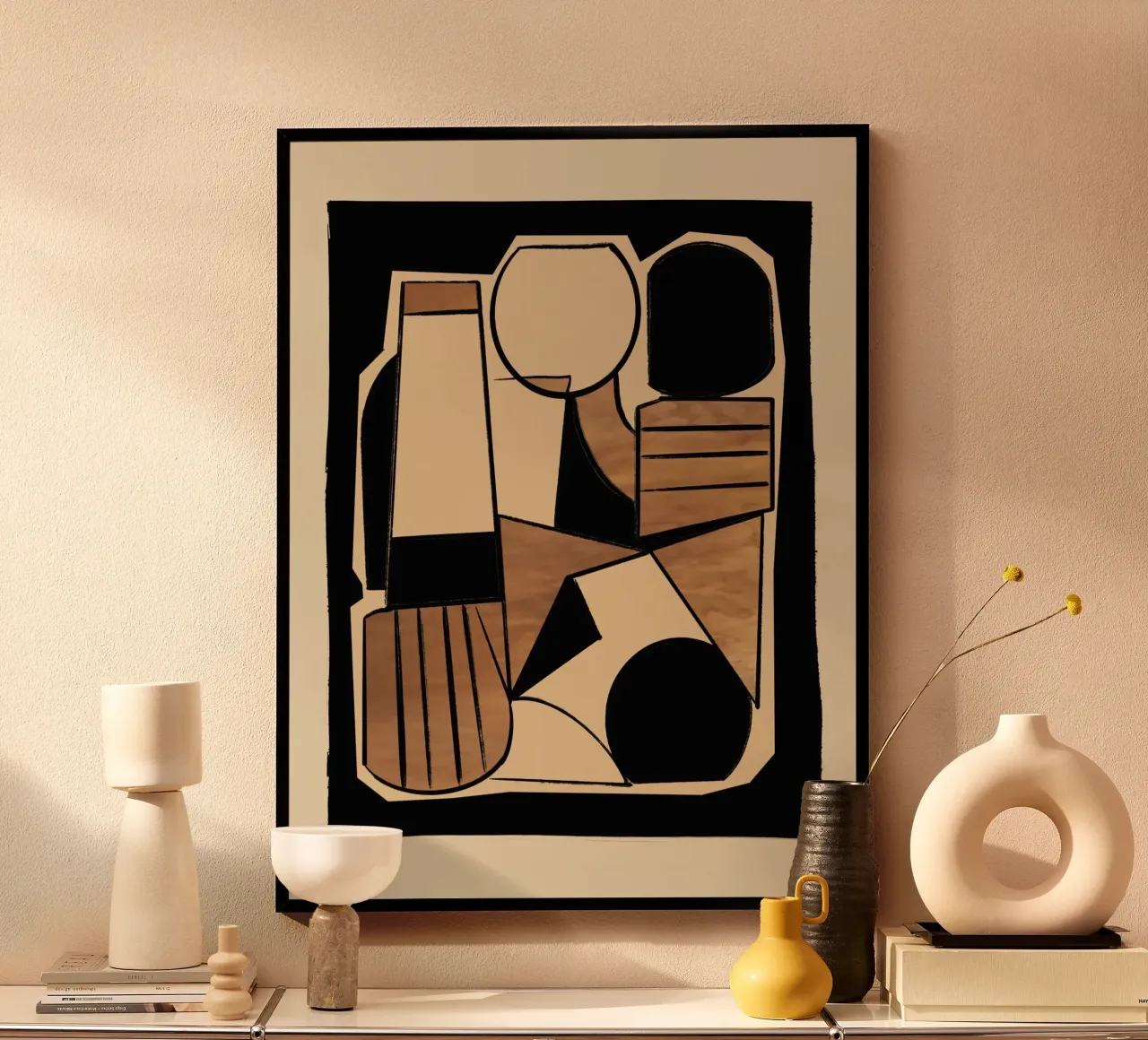 Forme lineari astratte 9 poster da ThingDesign